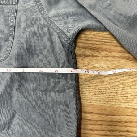 Vtg. Harley Davidson Gray Long Sleeve Button Front Denim Shirt w/Logo Large - Picture 5 of 5